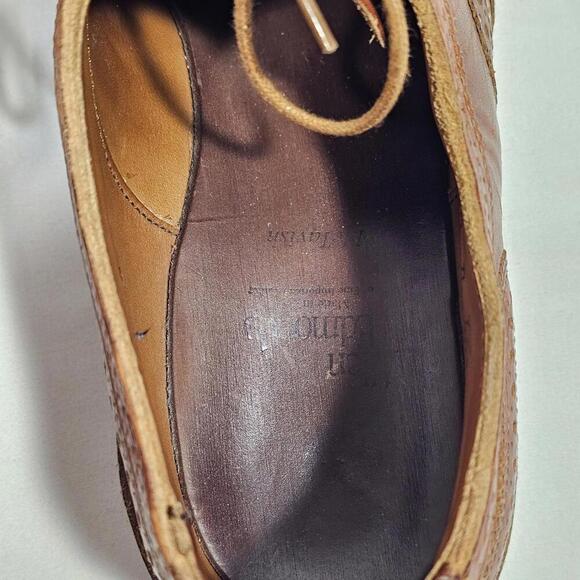 Allen Edmonds McTavish Dress Shoes Brown Wingtip Leather Oxford Mens Size 10.5 D main image 11
